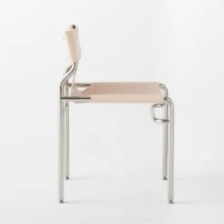 Surf Sling Untanned Leather Dining Chair Set Of 4 -Nesto Store SurfUntLthrSlingDnngChrSDSSF21