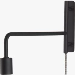 Swing Arm Black Wall Sconce 8 Swing Arm Black Wall Sconce -Nesto Store SwingArmSconceS14