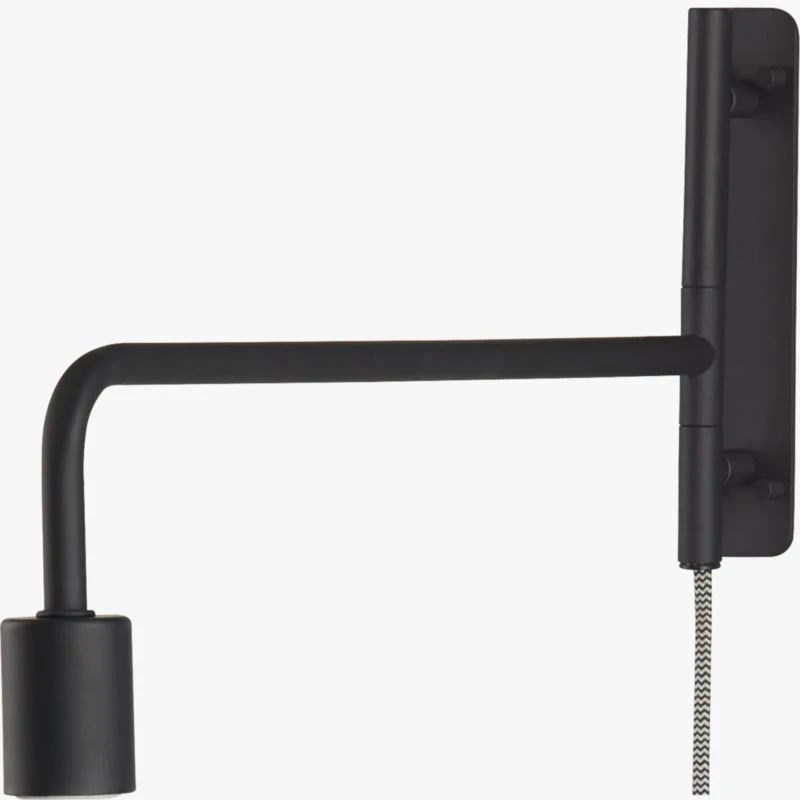 Swing Arm Black Wall Sconce 5 Swing Arm Black Wall Sconce - Image 3