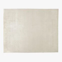 Sylas Silk Tibetan Weave Ivory Area Rug 6'x9'