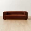 Terrain Bronze Brown Velvet Sofa -Nesto Store TerrainVelvetSofaBrownSHS23