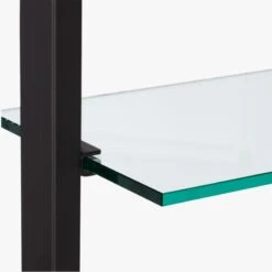 Tesso Black Metal Wall Mount Bookshelf -Nesto Store TessoBlackBookcaseAVF18