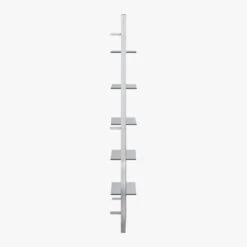 Tesso Chrome Metal Wall Mount Bookshelf 15 Tesso Chrome Metal Wall Mount Bookshelf -Nesto Store TessoBookcaseChrmGlsSdF8