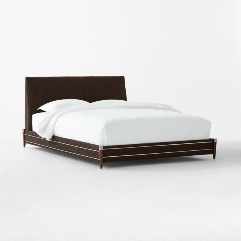 Tiburon Mink Upholstered Queen Bed 5 Tiburon Mink Upholstered Queen Bed - Image 3