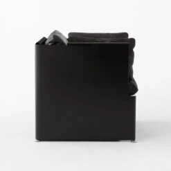 Tol Black Leather Chair -Nesto Store TolBlackLeatherChairSDSSF23