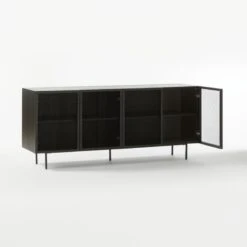 Trace Black Wire Mesh Credenza -Nesto Store TraceBlkMshDrMediaCrdnz3QAVF20