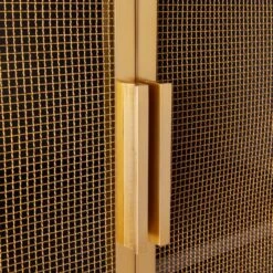 Trace Brass Wire Bookcase -Nesto Store TraceBrassMshDoorBookcaseAVF19