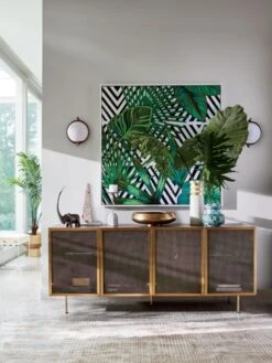 Trace Brass Wire Mesh Credenza -Nesto Store TraceWireMeshCabinetJN20