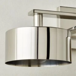 Trada 3-Bulb Polished Nickel Wall Sconce Light -Nesto Store Trada3BlbPlhdNklWallScncAVSHF23