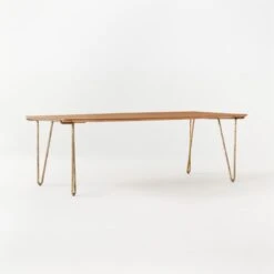 Trestle 88" Wood And Metal Dining Table -Nesto Store Trestle88inWdNMtlDngTbl3QSSF21