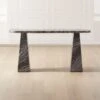 Tria Grey Marble Console Table -Nesto Store TriaGryMarbleConsoleTableSHS21 1x1
