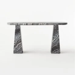 Tria Grey Marble Console Table -Nesto Store TriaGryMarbleConsoleTableSOSSS21