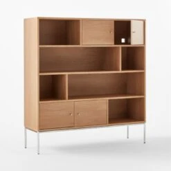 Trier Cerused Oak Bookcase -Nesto Store TrierBookcase3QAVSSS23