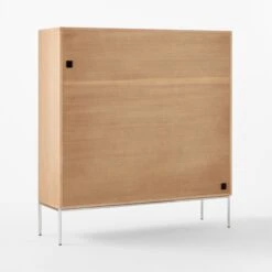 Trier Cerused Oak Bookcase -Nesto Store TrierBookcase3QBSSS23