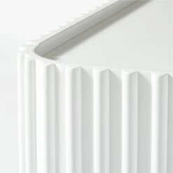 Truffle High-Gloss White Credenza -Nesto Store TruffleWhiteCredenzaAVF20