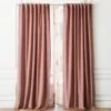 Velvet Dusty Orchid Curtain Panel 48"x120" -Nesto Store VelvetDstyOrchidCrtnPnl96SHS20