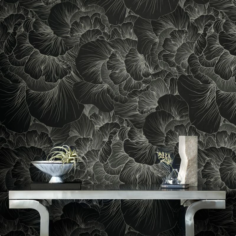 Venation Soft Black Wallpaper 3 Venation Soft Black Wallpaper
