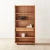 Ventura White Oak Bookcase -Nesto Store VenturaNtchdTallBkshlfROS22
