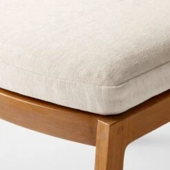 Roc Teak And Rattan Outdoor Counter Stool With Ivory Sunbrella® Cushion 17 Roc Teak And Rattan Outdoor Counter Stool With Ivory Sunbrella® Cushion -Nesto Store VitetArmlessDiningChairAV2SSS23 1