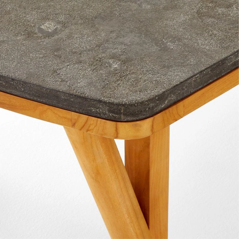 Roc Bluestone And Teak Outdoor Coffee Table 8 Roc Bluestone And Teak Outdoor Coffee Table - Image 6