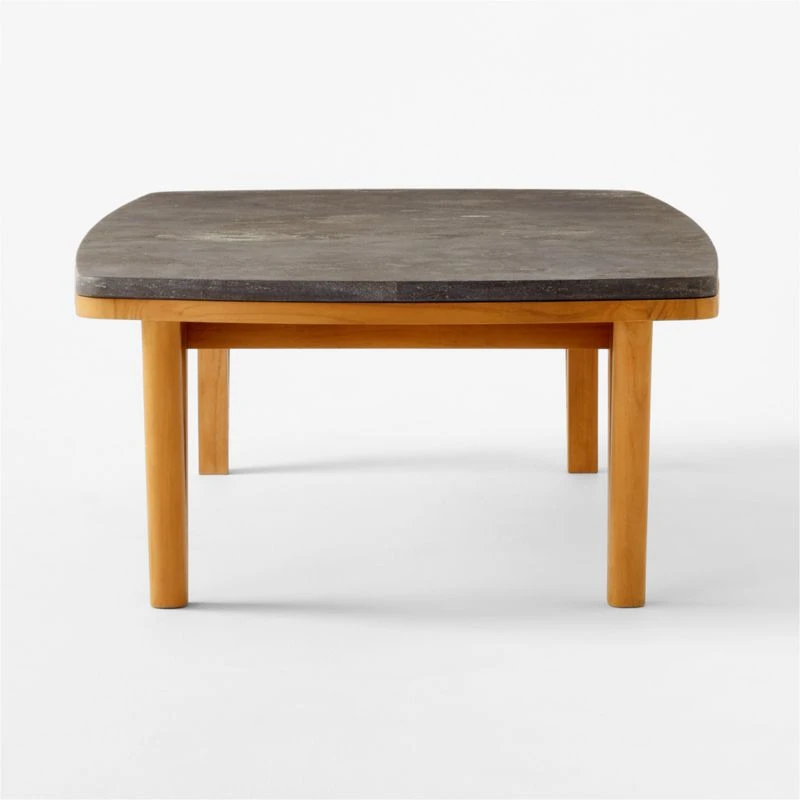 Roc Bluestone And Teak Outdoor Coffee Table 7 Roc Bluestone And Teak Outdoor Coffee Table - Image 5