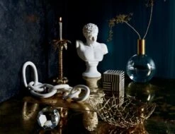 Links Cool White Decorative Marble Chain -Nesto Store VitoBustStatueFCGG18