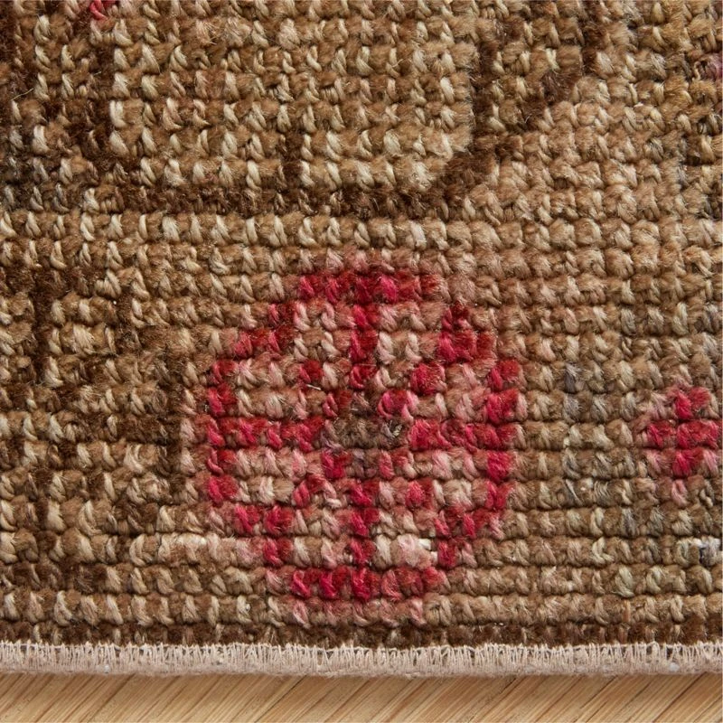 Vintage Handknotted Wool Turkish Runner 2'6"x12'3" 6 Vintage Handknotted Wool Turkish Runner 2'6"x12'3" - Image 4