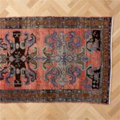 Vintage Handknotted Wool Turkish Runner 4'11"x11'5" -Nesto Store VntgHdkdWlRnnr4p9x11p5AV2SHF23