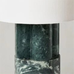 Walden Green Marble Table Lamp Tall -Nesto Store WaldenGrnMrbTllTableLampAVSHF23