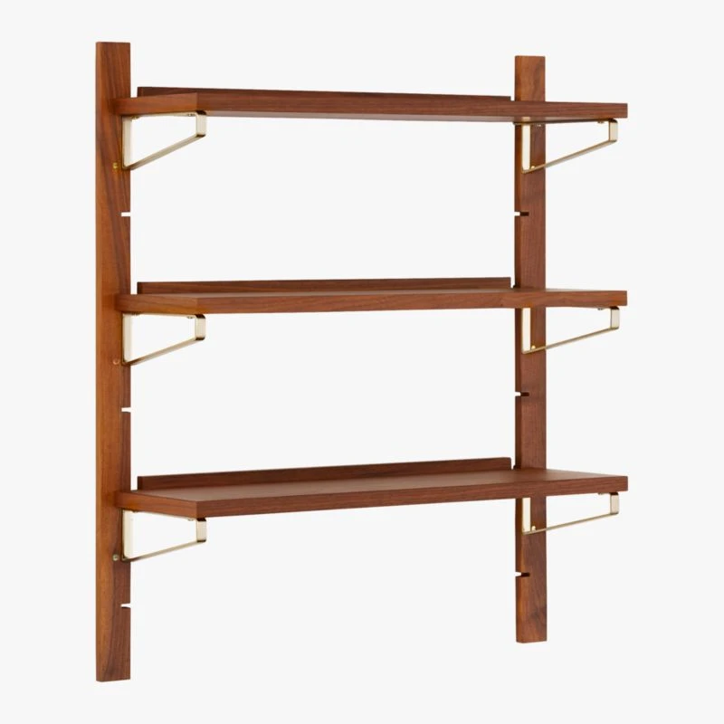 Walnut Modular Single Shelf 39.5" 9 Walnut Modular Single Shelf 39.5" - Image 7