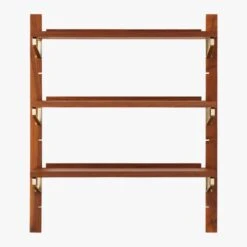 Walnut Modular Single Shelf 39.5" 15 Walnut Modular Single Shelf 39.5" -Nesto Store WalnutMod39p5SingleShelfF18