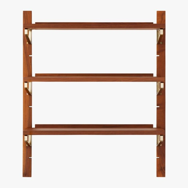 Walnut Modular Single Shelf 39.5" 8 Walnut Modular Single Shelf 39.5" - Image 6