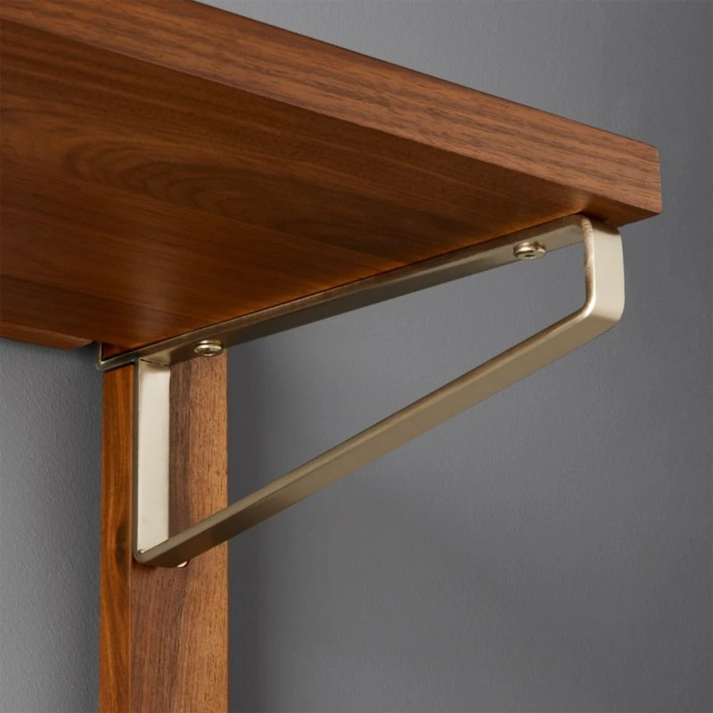 Walnut Modular Single Shelf 39.5" 5 Walnut Modular Single Shelf 39.5" - Image 3