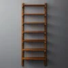 Walnut Modular Single Shelf 88" 1 Walnut Modular Single Shelf 88" -Nesto Store WalnutMod88SingleShelfROF18