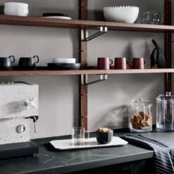 Walnut Modular Single Shelf 39.5" 13 Walnut Modular Single Shelf 39.5" -Nesto Store WalnutModularShelfSystemAG21 1x1