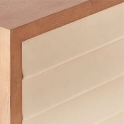 Wane Wood 2-Drawer File Cabinet With Vegan Leather Drawers 15 Wane Wood 2-Drawer File Cabinet With Vegan Leather Drawers -Nesto Store WaneWideFileCabinetAVSSS22