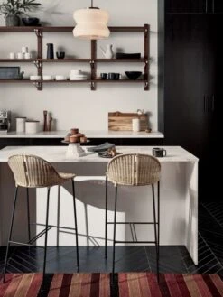 Cafe Organic Cotton Black Striped Dish Towels Set Of 2 13 Cafe Organic Cotton Black Striped Dish Towels Set Of 2 -Nesto Store WhiteMarbleTopIslandJN20