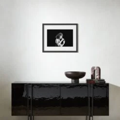 'Whitney' Photographic Print In Black Frame 21.75"x17.75" -Nesto Store WhitneyBlk21p75x17p75SHF23 3D