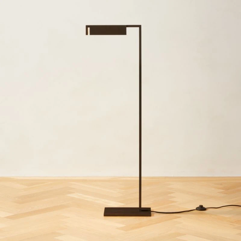 Wilde Blackend Brass Task Floor Lamp 4 Wilde Blackend Brass Task Floor Lamp - Image 2