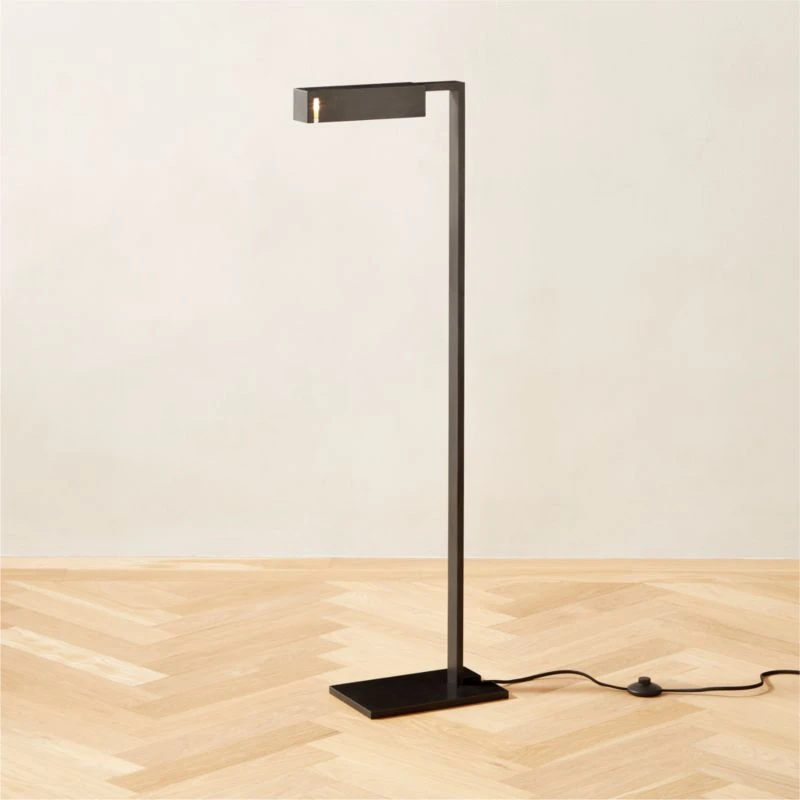 Wilde Blackend Brass Task Floor Lamp 5 Wilde Blackend Brass Task Floor Lamp - Image 3