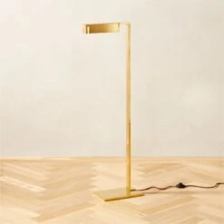 Wilde Polished Brass Task Floor Lamp 9 Wilde Polished Brass Task Floor Lamp -Nesto Store WildePldBrassFloorLampROS23
