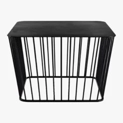 Wire Outdoor Coffee Table Cover -Nesto Store WireCoffeeTableBlackS18