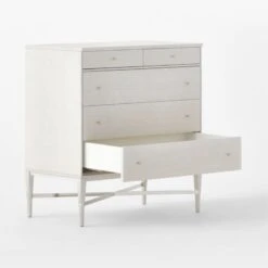 Connoisseur 5-Drawer Whitewashed Oak Wood Dresser Model 1003 14 Connoisseur 5-Drawer Whitewashed Oak Wood Dresser Model 1003 -Nesto Store WtWd1003CnnssrDresser3QAVSSS22