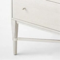 Connoisseur 5-Drawer Whitewashed Oak Wood Dresser Model 1003 17 Connoisseur 5-Drawer Whitewashed Oak Wood Dresser Model 1003 -Nesto Store WtWd1003CnnssrDresserAVSSS22