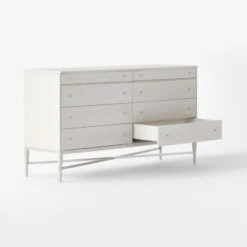 Connoisseur 8-Drawer Whitewashed Oak Wood Dresser Model 1006 11 Connoisseur 8-Drawer Whitewashed Oak Wood Dresser Model 1006 -Nesto Store WtWd1006CnnssrWdDresser3QAVSSS22