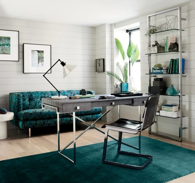 Tesso Chrome Metal Wall Mount Bookshelf 5 Tesso Chrome Metal Wall Mount Bookshelf - Image 3