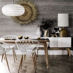 Alba Lacquered White Credenza Small -Nesto Store finmarkdiningtableJN17