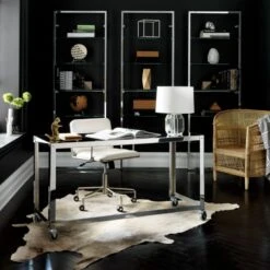 Tesso Chrome Metal Wall Mount Bookshelf 12 Tesso Chrome Metal Wall Mount Bookshelf -Nesto Store go cartconsoletabletessoJN16