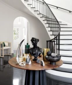 Judy Black Bust Sculpture -Nesto Store waterbuffalohornjudyACJL17